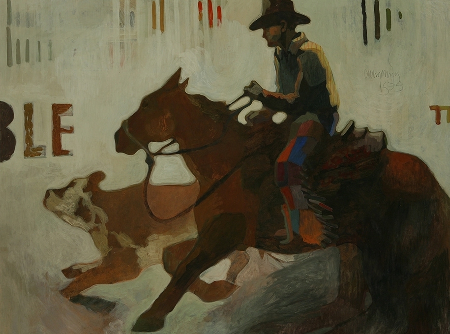 Image credit: William Cumming (1917-2000), Kay Gee Doc, 1973. Tempera on board, 48 × 52½ inches. Tacoma Art Museum, Gift of JP Morgan Chase, 2009.19.1.