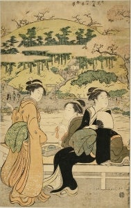 Utagawa Hiroshige II (Japanese, 1826-1869) Yoshida, 1863 Woodblock print 14 1/8 x 9 5/8 in. (35.9 x 24.4 cm) Tacoma Art Museum, Gift of Al and Betsy Buck in memory of Alfred Eliab Buck and Ellen Baker Buck, 2006.19.8