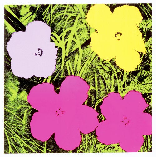 Andy Warhol, Flowers, 1970. Screen print on paper 36 í— 36 inches.  © 2012 The Andy Warhol Foundation for the Visual Arts, Inc. / Artists Rights Society (ARS), New York.