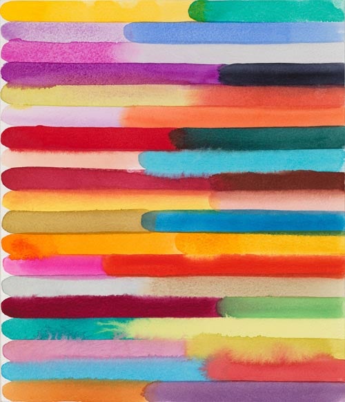 Martin Creed, Work No. 1367, 2012. Watercolor on paper, 12 í— 10 inches. Collection of BNY Mellon. Image courtesy the artist and Hauser & Wirth.