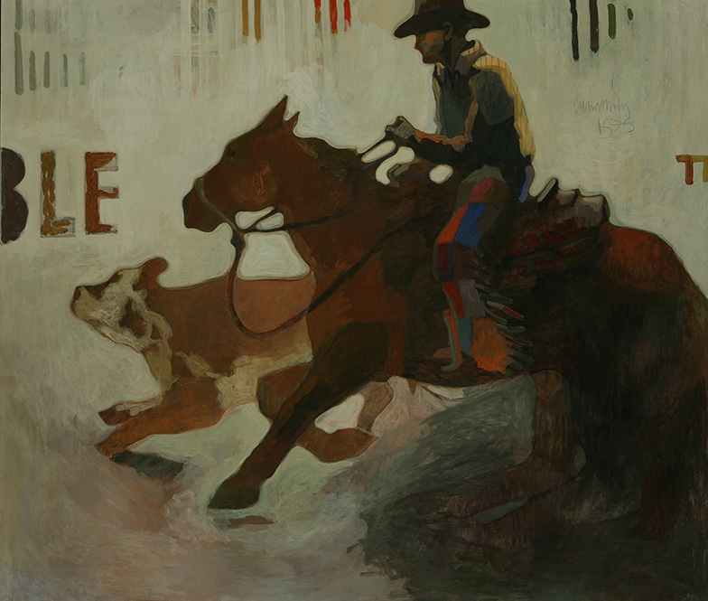 Image credit: William Cumming (1917-2000), Kay Gee Doc, 1973. Tempera on board, 48 í— 52 ½ inches. Tacoma Art Museum, Gift of JP Morgan Chase, 2009.19.1.