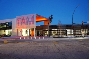 Current museum facade at 1701 Pacific Avenue 