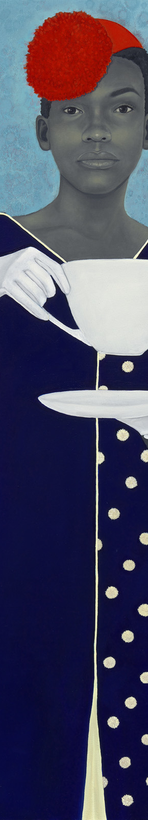 Amy Sherald, Miss Everything (Unsuppressed Deliverance), 2013. Oil on canvas, 54 í— 43â…› inches. Frances and Burton Reifler. © Amy Sherald.