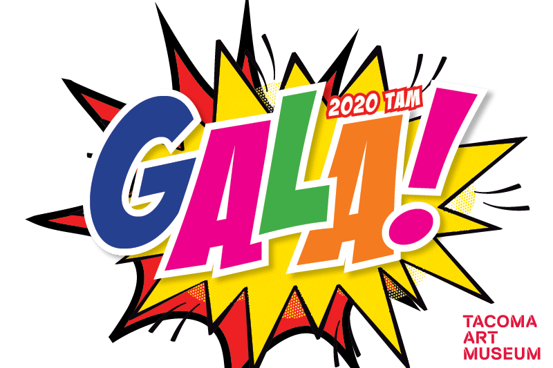 Comic book inspired logo for 2020 TAM Gala