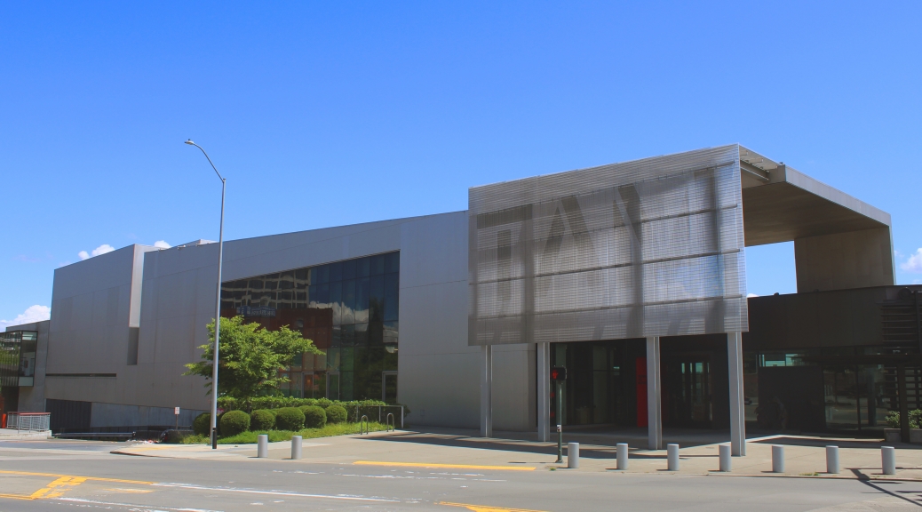 Photo of Tacoma Art Museum during the day as seen from Pacific Ave.