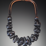 Color photo of "Kitao" necklace by artist Julie Speidel