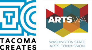Logos for school and teacher program sponsors Tacoma Creates and ArtsWA