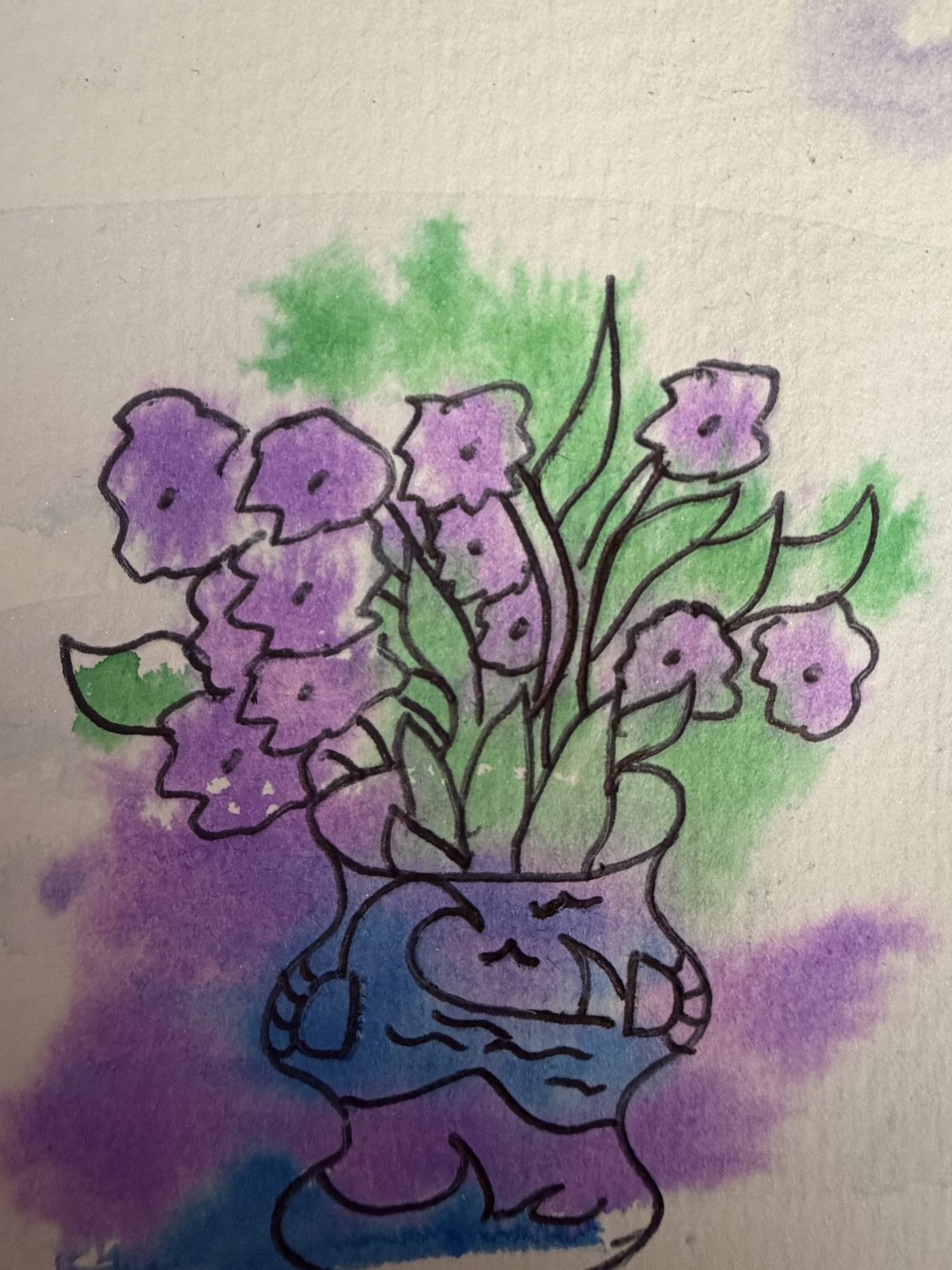 Teen Open Studio: Reverse Watercoloring